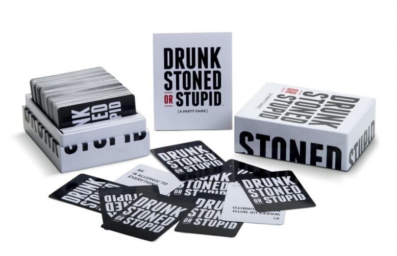 Drunk Stoned or Stupid Party Game Components