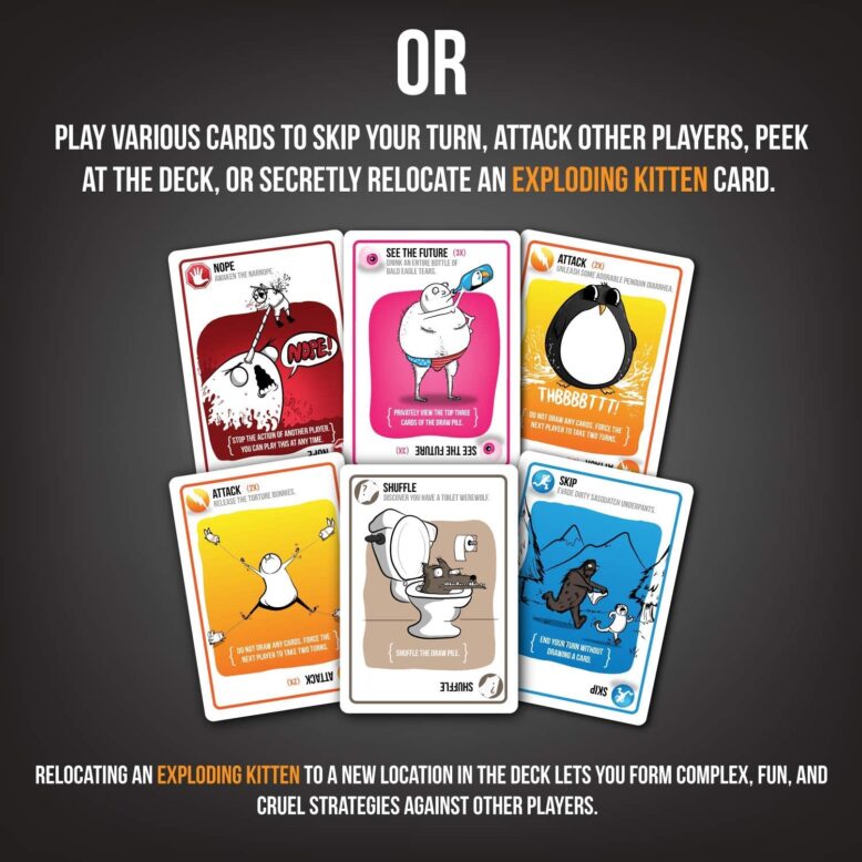 Exploding Kittens NSFW Party Game How to Play 2
