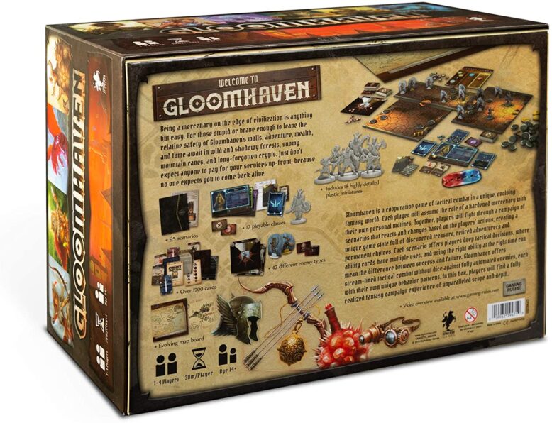 Gloomhaven Board Game Back