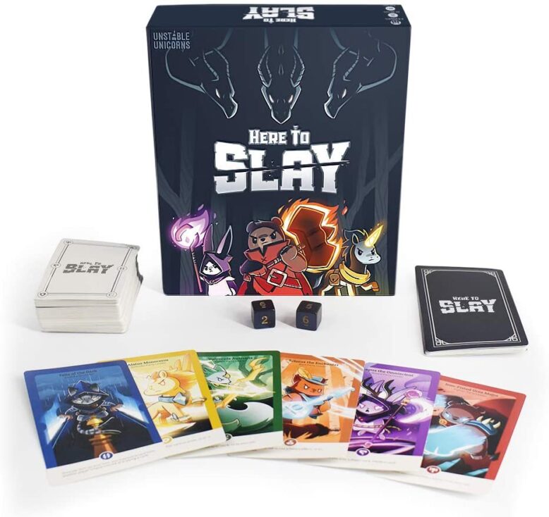 Here to Slay Card Game Contents