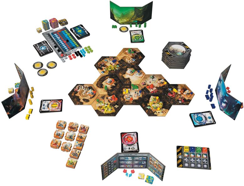 Living Planet Board Game Components