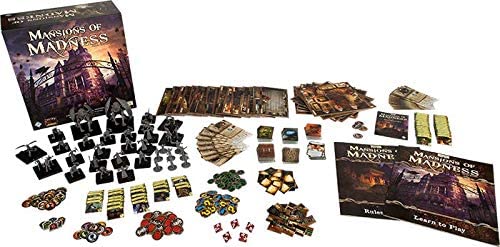 Mansion of Madness Board Game Contents