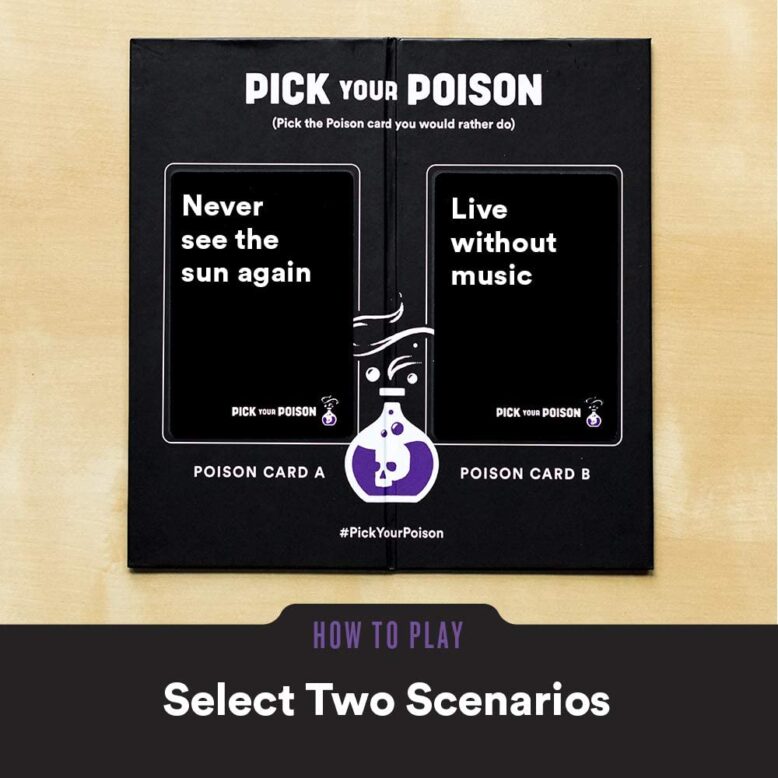 Pick Your Posion Card Game How to Play 1