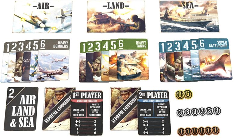 Air Land & Sea Game Cards