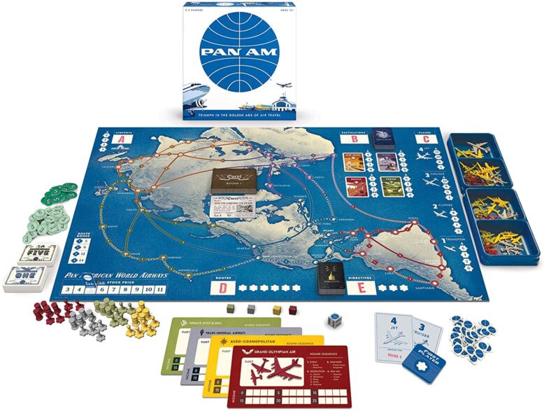 Pan Am Board Game Contents