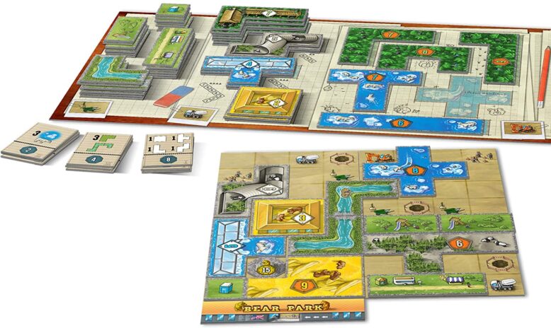 Barenpark Board Game Contents