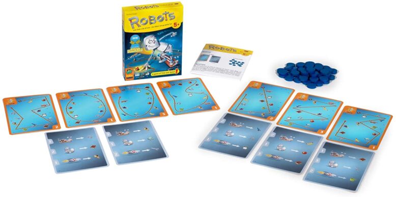 Robots Board Game Contents