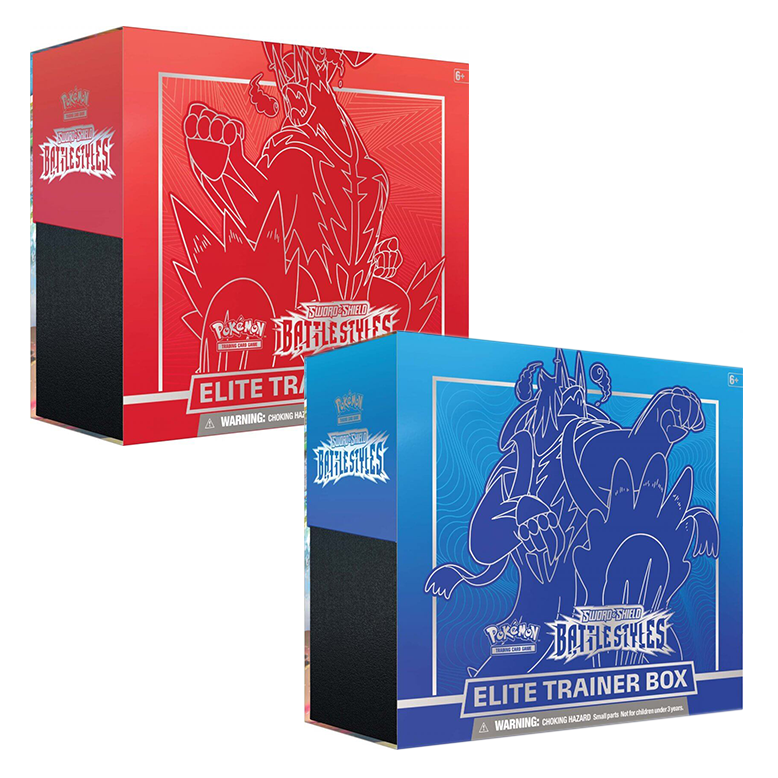 Pokémon TCG: Sword & Shield-Battle Styles Elite Trainer Box – Board ...