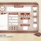 Dungeons & Dragons Class Token Set Barbarian Contents