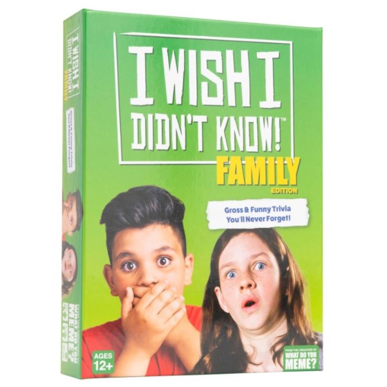 I wish I didn't know family edition
