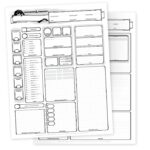 Dungeons & Dragons Character Sheets Pages