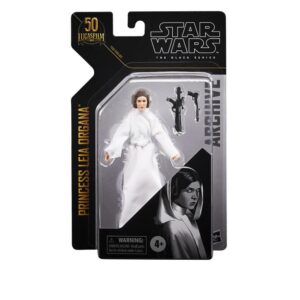 Star Wars The Black Series Archive Princess Leia Organa 6-Inch-Scale Star Wars A New Hope Lucasfilm 50th Anniversary Toy
