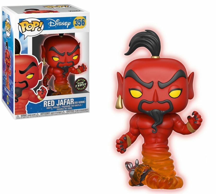 Aladdin - Red Jafar as Genie (with chase) Pop! Vinyl Figure Box