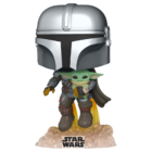 Star-Wars-The-Mandalorian---Mandalorian-with-the-Child-Jetpack-Flying-Pop!-Vinyl-Figure