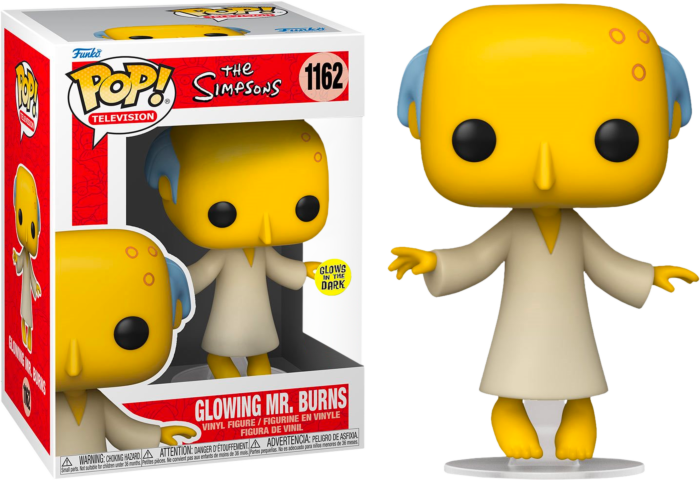 The-Simpsons---Glowing-Mr-Burns-Glow-in-the-Dark-(with-chase)-Pop!-Vinyl-Figure Box